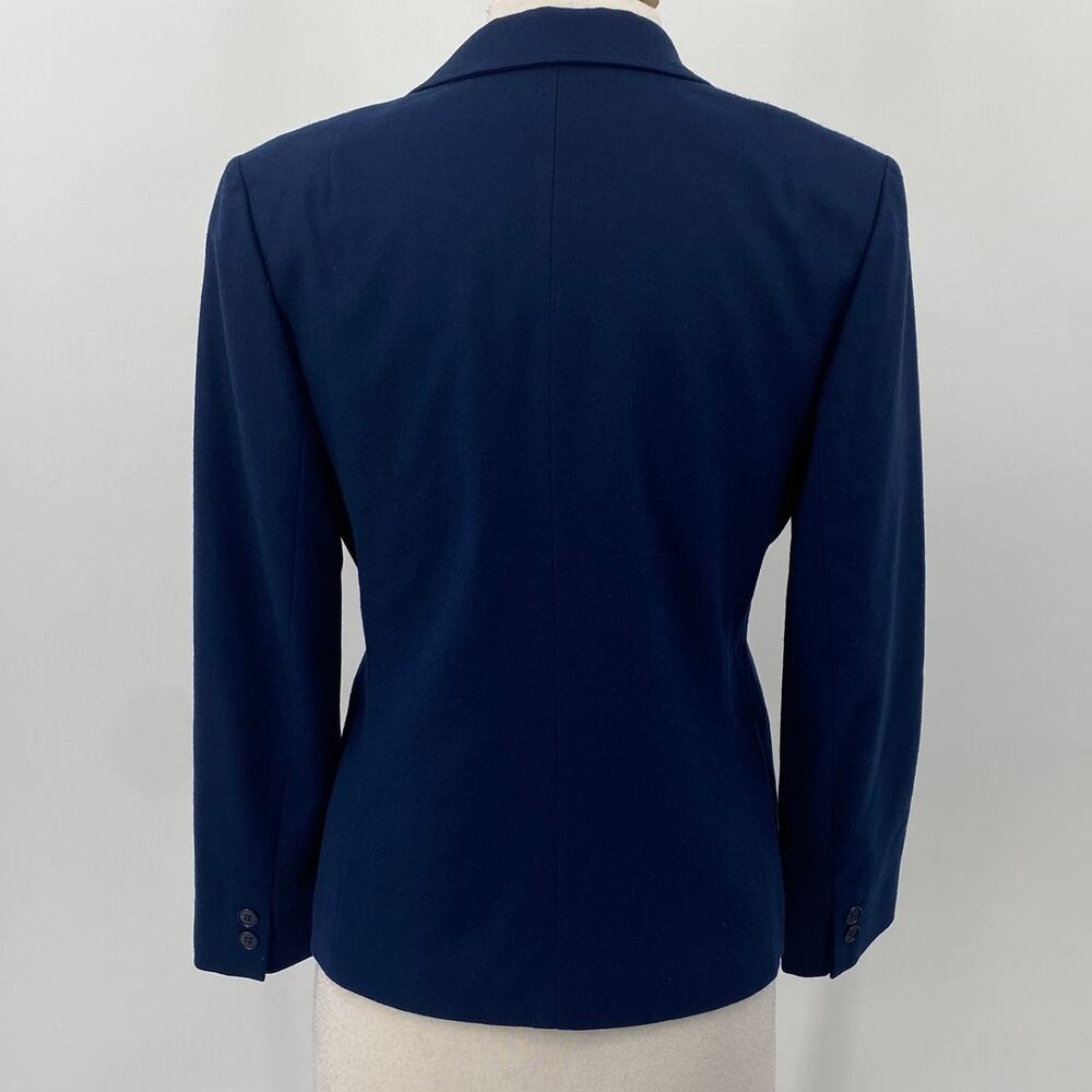 Vintage 80s Pendleton Wool Blazer Button Front Fl… - image 5